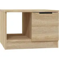 Syfax Table basse chêne sonoma 50x50x36 cm bois d'ingénierie