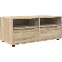 Syfax Meuble TV Chêne Sonoma 100 x 48 x 43 cm Bois d'ingénierie
