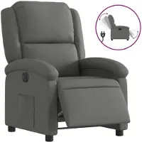 Sonstiges Fauteuil inclinable électrique Gris foncé Tissu