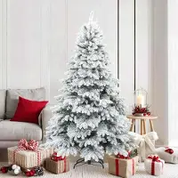 Prolenta Maison Exclusive - Sapin de Noël artificiel à charnières enneigé blanc 180 cm