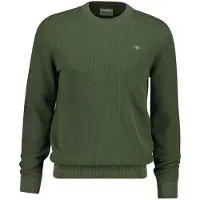 Gant Regular Fit Pull-over Col rondvert, Unicolore