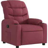Syfax Fauteuil inclinable Rouge bordeaux Tissu