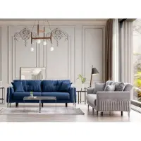 AEA Komfortable Sofagarnitur 3+3 Sitzer Stilvolles Design für Entspanntes Wohnen