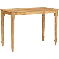 Syfax Table basse Marron 110 x 55 x 77 cm Bois de mangue massif