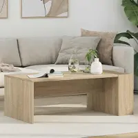 Prolenta Maison Exclusive - Table basse en chêne Sonoma 95 x 50 x 34 cm Matériau dérivé du bois