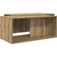 Syfax Ensemble de tables basses 2 pcs Chêne artisanal