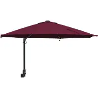 Syfax Parasol de jardin Bordeaux 248 x 248 x 148 cm
