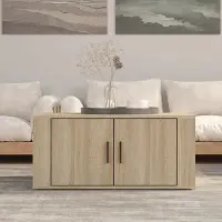 Prolenta Maison Exclusive - Table basse en chêne Sonoma 80x50x36 cm Matériau dérivé du bois