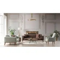 AEA Geräumige 3+3+1 Sofagarnitur Stilvolles Design Sitzgarnitur Couchen Polster