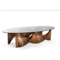 AEA Table de salon design Table basse de luxe Table de café 157x80cm