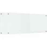 Syfax Dos de cuisine 2 pcs Transparent 120 x 50 cm Verre trempé