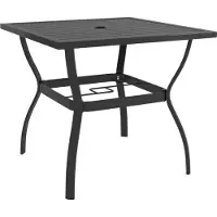 Prolenta Maison Exclusive - Table de jardin Anthracite 81,5x81,5x72 cm Acier