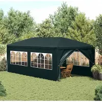 Prolenta Maison Exclusive - Chapiteau de réception 3 x 6 m vert