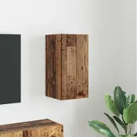 Prolenta Meuble TV mural exclusif - Dimensions : 30 x 31 x 60 cm - Fabriqué en bois massif recyclé
