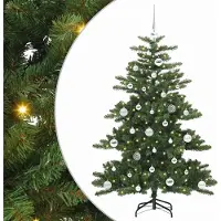 Syfax Sapin de Noël Artificiel à Branches Articulées Vert 150 cm