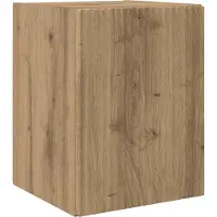Syfax Meuble TV mural 30 x 31 x 40 cm Chêne artisan Bois d'ingénierie