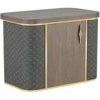 Xl Moebel Gmbh Commode Bicolore Marron Noir Moderne Design Style Bureau Bois