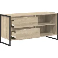 Syfax Meuble TV Sonoma 100 x 36 x 49,5 cm Bois d'ingénierie