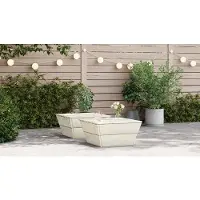 Prolenta Maison Exclusive - Lot de 2 tables de jardin 60 x 60 x 30 cm en bois d'épicéa imprégné