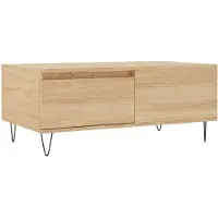 Syfax Table basse Chêne sonoma 90x50x36,5 cm Bois d'ingénierie