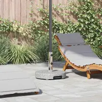 Prolenta Maison Exclusive - Support de parasol, 29 kg, gris, en granit, forme ronde