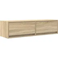 Syfax Meuble TV Chêne sonoma 100 x 31 x 25,5 cm Bois d'ingénierie