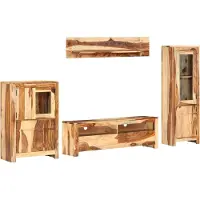 Prolenta Maison Exclusive - Meuble TV avec tiroirs, marron, 120 x 30 x 39 cm, bois