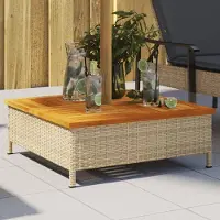 Prolenta Maison Exclusive - Habillage pour pied de parasol Beige 70x70x25 cm Acacia
