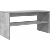 Syfax Meuble TV Gris béton 80 x 35 x 40 cm Bois d'ingénierie