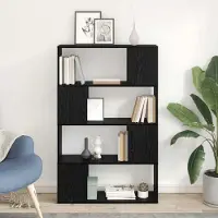 Prolenta Meuble TV exclusif - Ensemble de meubles TV 80 x 24 x 125 cm, noir, en panneaux de particules