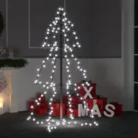 Prolenta Maison Exclusive - Sapin de Noël en forme de cône 160 LED Intérieur & Extérieur 78x120 cm