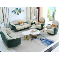 Xl Moebel Gmbh Sofagarnitur Big Set 3+2+1+1 Sitzer Leder Sofa Couch Garnitur Design Couchen