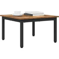 Syfax Table basse Bois ancien 60 x 60 x 36 cm Bois d'ingénierie