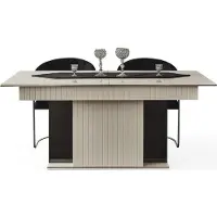 AEA Esstisch weiß modernes Esszimmer schöne Küche Holztische Design luxuriöses Holz