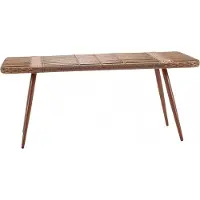 Xl Moebel Gmbh Table basse brune de luxe Design moderne élégant Table basse en rotin de qualité supérieure