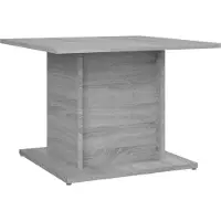 Syfax Table basse sonoma gris 55,5x55,5x40 cm bois d'ingénierie