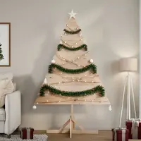 Prolenta Maison Exclusive - Sapin de Noël à décorer, 180 cm, en bois massif