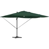 Syfax Parasol Vert 351 x 250 x 253 cm Polyester et Aluminium