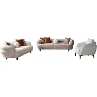 AEA Sofa Couchgarnitur Sitzgruppe Sessel Polsterkombination Garnitur Wohnzimmer 3tlg
