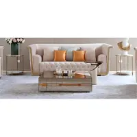 AEA Designer Moderne Table basse Table d'appoint Canapé Table en marbre Table basse en verre Nouveau
