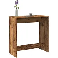 Prolenta Maison Exclusive - Table de bar aspect bois ancien 102x50x103,5 cm Matériau dérivé du bois