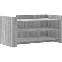 vidaXL Table basse Gris Sonoma 100x50x50 cm Bois composite