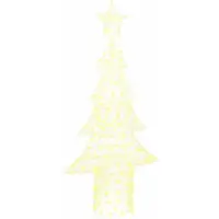 Syfax Sapin de Noël avec 240 LED Blanc chaud 150 cm Acrylique