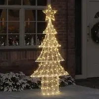 Prolenta Maison Exclusive - Sapin de Noël avec 240 LED, lumière blanche chaude, 150 cm, en acrylique