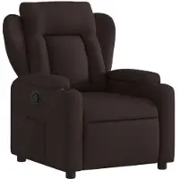 Sonstiges Fauteuil inclinable Marron foncé Tissu
