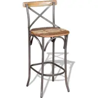 Prolenta Maison Exclusive - Tabouret de bar en bois massif recyclé
