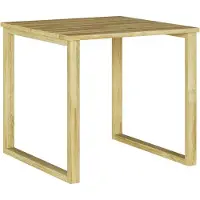 Syfax table Naturel 50,5 x 50 x 46 cm Pinède imprégnée