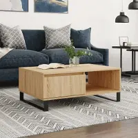 Prolenta Maison Exclusive - Table basse en chêne Sonoma 90x60x35 cm Matériau dérivé du bois