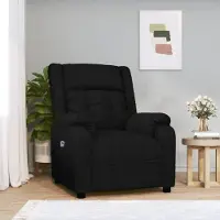 Prolenta Maison Exclusive - Fauteuil relax électrique noir tissu