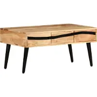 Prolenta Maison Exclusive - Table basse 88 x 50 x 42 cm en bois massif d'acacia